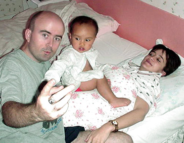 Gerard, Liam and Paola